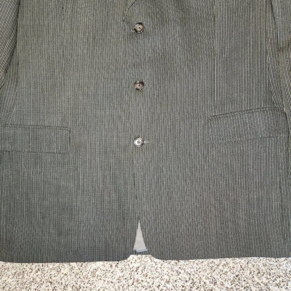Vintage JHANE BARNES Mens Blazer Sport Coat Size 44L Textured Union Made USA - Picture 5 of 8